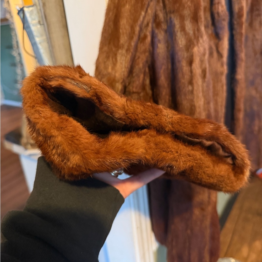 Final Sale!! Bundle! ✨VINTAGE✨ Real Fur (Squirrel/weasel) Coat - Picture 7 of 12
